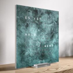 QLOCKTWO Earth 45 Creator´s Edition Vintage Copper White
