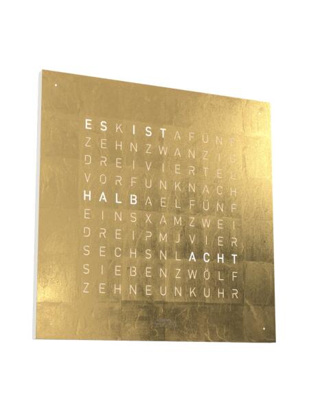 QLOCKTWO Earth 45 Creator´s Edition Moon Gold White