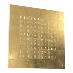 QLOCKTWO Earth 45 Creator´s Edition Moon Gold White