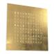 QLOCKTWO Earth 45 Creator´s Edition Moon Gold White