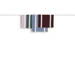 Hay Stripe Badematte Burgundy