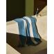 Hay Stripe Badetuch 100 x 140 cm Burgundy