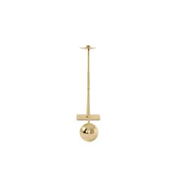 Audo Interconnect Kerzenhalter Large Polished Brass