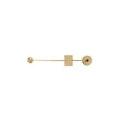 Audo Interconnect Kerzenhalter Large Polished Brass