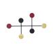 Audo Afteroom Kleiderhaken Medium Black/Brass