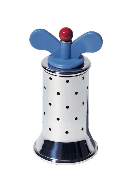 Alessi Pfeffermühle 9098 Edelstahl / Hellblau