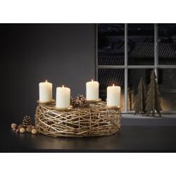 PHILIPPI Adventskranz Boschendal L - Ø55 cm