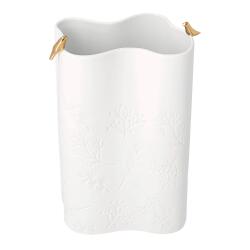 räder Vase Winterzauber Goldvogel Weiß