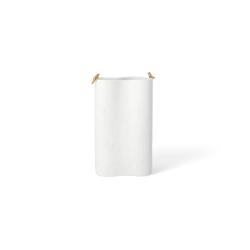 räder Vase Winterzauber Goldvogel Weiß