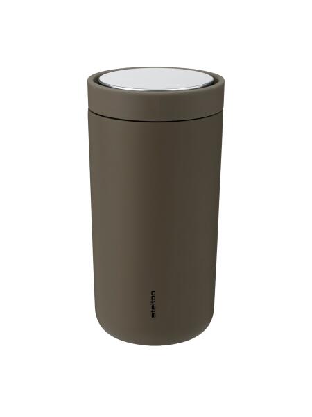 Stelton To Go Click Thermobecher 0.4 l Soft Bark