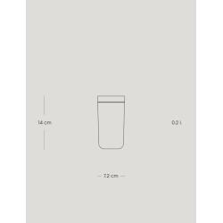 Stelton To Go Click Thermobecher 0.2 l Soft Cherry Red