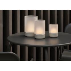 Blomus Akku LED-Leuchte -CALMA- S Silk Grey