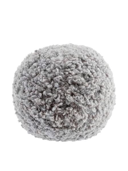 Blomus Rundes Kissen -TEDDY- Ø 26 cm Sharkskin