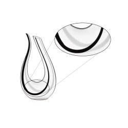 Riedel Dekanter Amadeo Figaro Schwarz/Weiß
