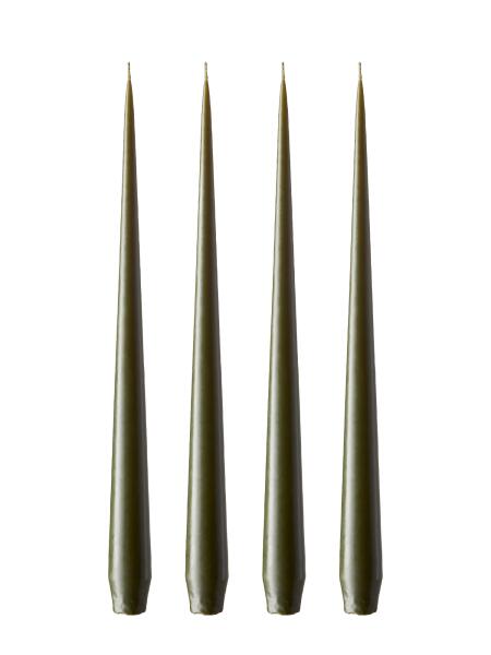 Ester & Erik Spitzkerze 4er Set 32 cm Deep Forest