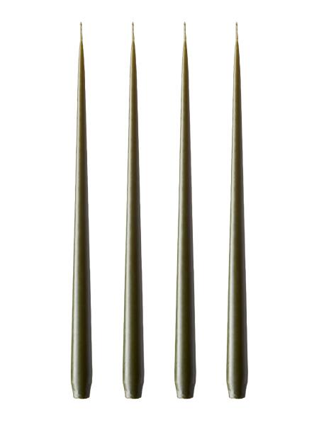 Ester & Erik Slimkerze 32 cm 4er Set Deep Forest