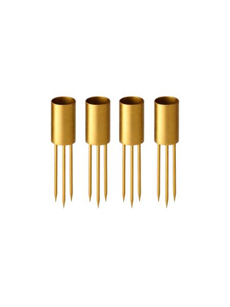 Ester & Erik Kerzenhalter 4er Set Medium Gold