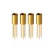 Ester & Erik Kerzenhalter 4er Set Medium Gold