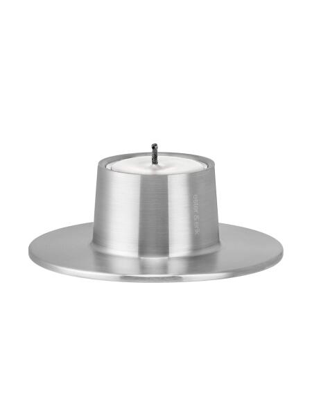 Ester & Erik Outdoor-Kerzenhalter Small Matt Silver