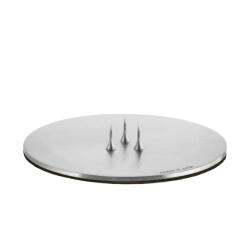 Ester & Erik Kerzenplatte Small Matt Silver