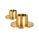 Ester & Erik Kerzenhalter 2er Set Small Matt Gold