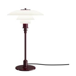 Louis Poulsen Tischleuchte PH 3/2 Glossy Burgundy