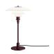 Louis Poulsen Tischleuchte PH 3/2 Glossy Burgundy