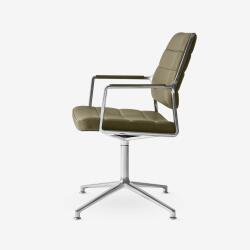 Vipp Drehstuhl 455 Gleiter Bosco Leather