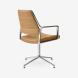 Vipp Drehstuhl 455 Gleiter Camel Leather