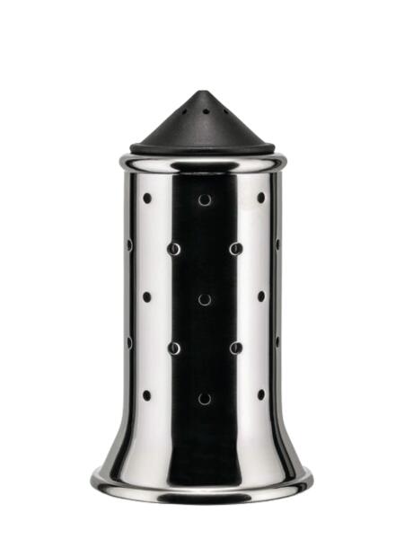 Alessi Salzstreuer MGSAL Edelstahl / Schwarz