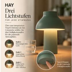 Hay Akkuleuchte PC Portable Lamp Blush Peach