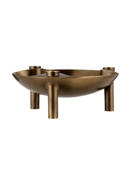 STOFF Nagel Bowl Bronzed Brass