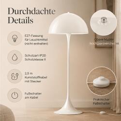Louis Poulsen Stehleuchte Panthella 400 Opal White