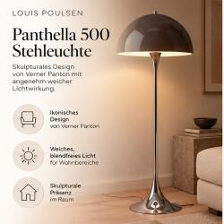 Louis Poulsen Stehleuchte Panthella 500 Original Opal Blue Grey