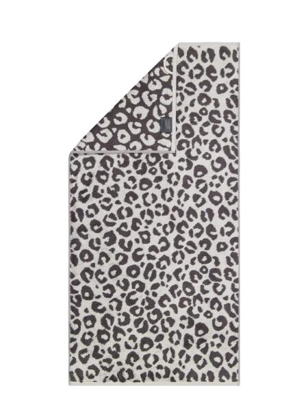 Cawö Handtuch Two-Tone Leo 50 x 100 cm Basalt