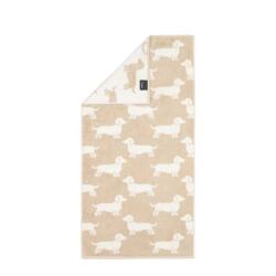 Cawö Handtuch We Love Dogs 50 x 100 cm Beige