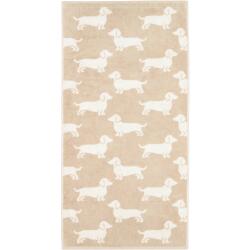 Cawö Handtuch We Love Dogs 50 x 100 cm Beige