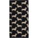 Cawö Handtuch We Love Dogs 50 x 100 cm Schwarz