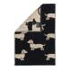Cawö Gästetuch We Love Dogs 30 x 50 cm Schwarz