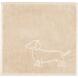 Cawö Seiftücher We Love Dogs 30 x 30 cm 3er Set Beige