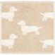 Cawö Seiftücher We Love Dogs 30 x 30 cm 3er Set Beige