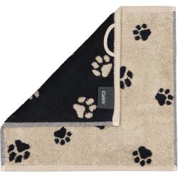 Cawö Seiftücher We Love Dogs 30 x 30 cm 3er Set Schwarz
