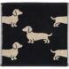 Cawö Seiftücher We Love Dogs 30 x 30 cm 3er Set Schwarz