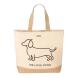 Cawö Strandtasche We Love Dogs 40 x 55 cm Schwarz