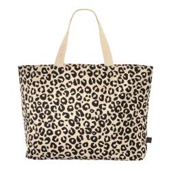 Cawö Strandtasche Leo 40 x 55 cm Schwarz