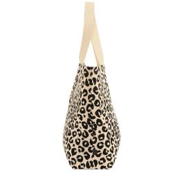 Cawö Strandtasche Leo 40 x 55 cm Schwarz