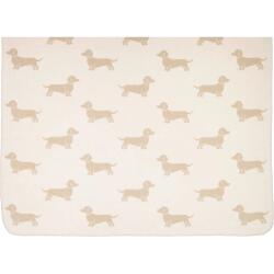 Cawö Wohndecke We Love Dogs 150 x 200 cm Beige