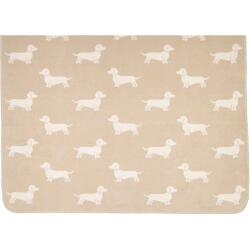 Cawö Wohndecke We Love Dogs 150 x 200 cm Beige