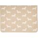 Cawö Wohndecke We Love Dogs 150 x 200 cm Beige