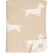 Cawö Wohndecke We Love Dogs 150 x 200 cm Beige